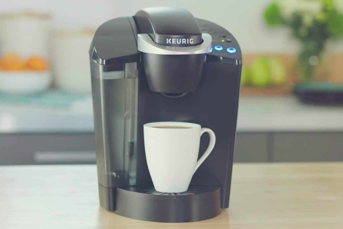 Promotional image of a Keurig K50 coffee machine