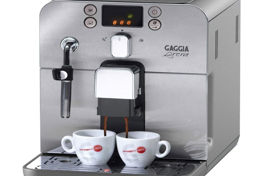 Close up of the Gaggia Brera coffee maker