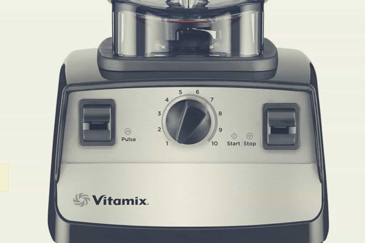 A close up shot of the Vitamix 5300 power base