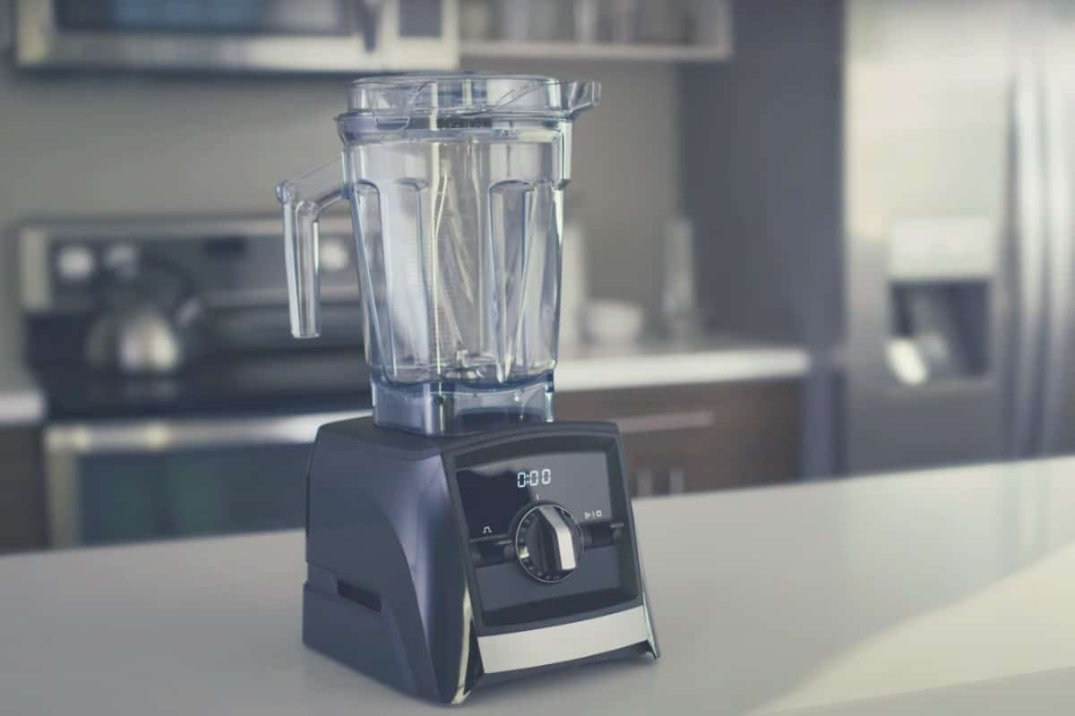 The Vitamix A2500 on a kitchen countertop